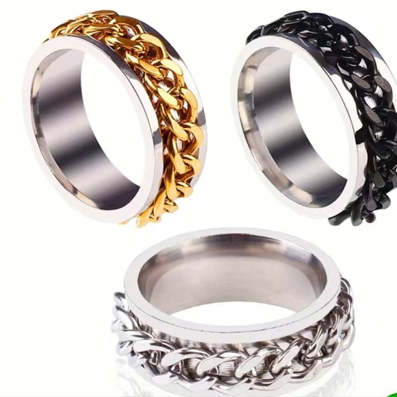 COPY - Men or womens 8mm stainless steel ring size ask if your size/color Is… - Picture 5 of 11